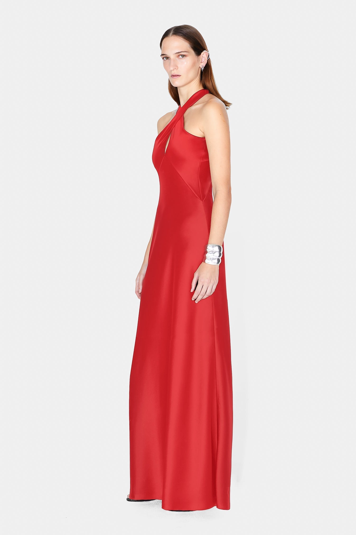 Evelyn Dress - Cardinal Red